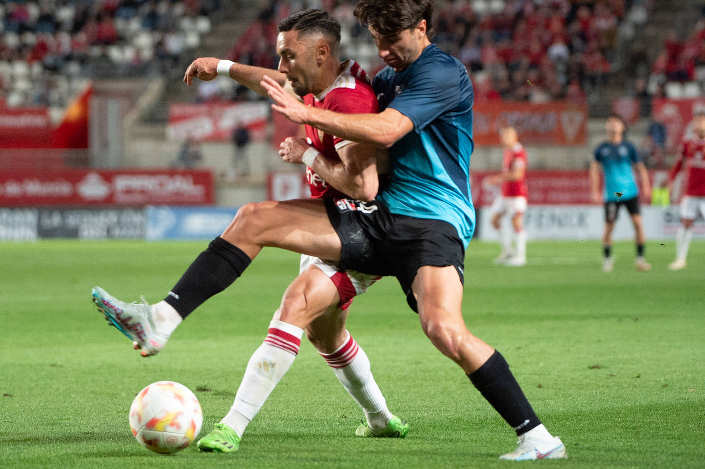 El empate del Real Murcia frente a La Nucía, en imágenes