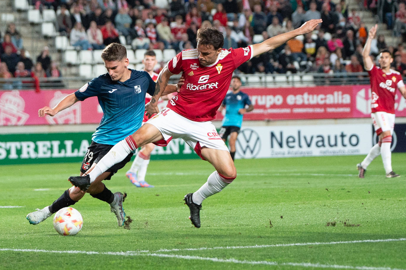 El empate del Real Murcia frente a La Nucía, en imágenes