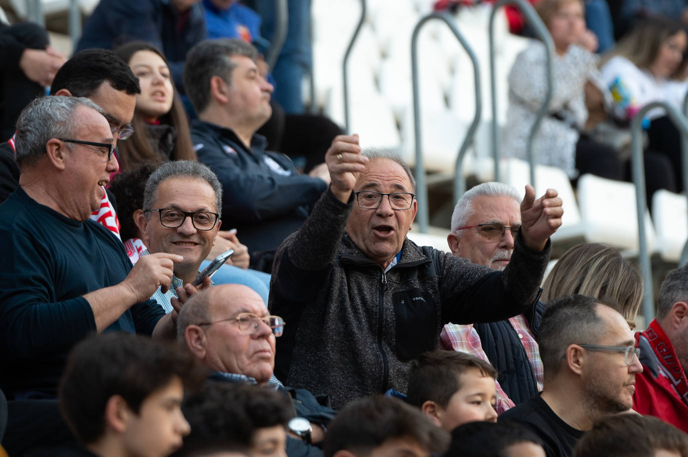 El empate del Real Murcia frente a La Nucía, en imágenes