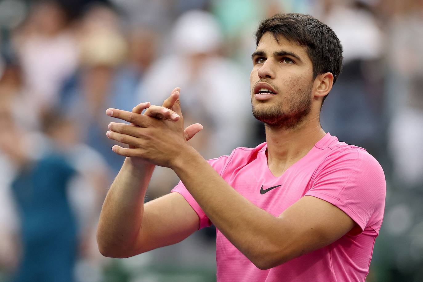 El partido de Carlos Alcaraz contra Jannik Sinner, en imágenes