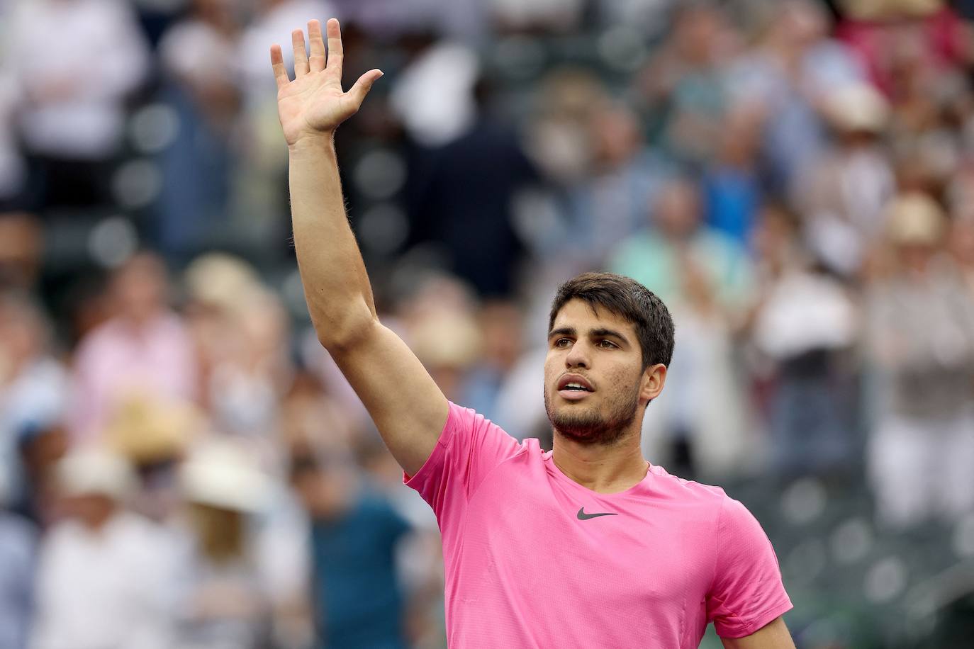 El partido de Carlos Alcaraz contra Jannik Sinner, en imágenes