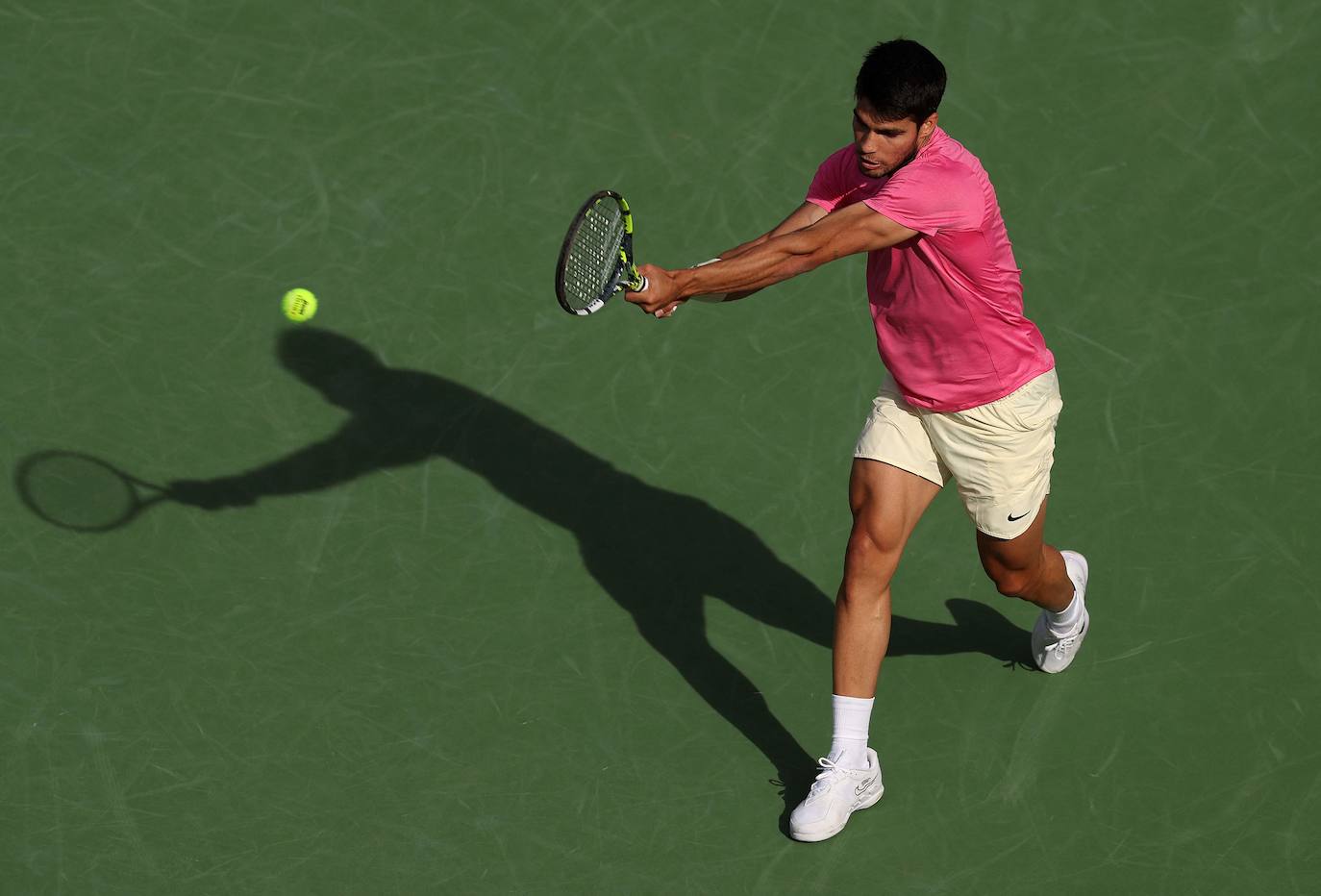 El partido de Carlos Alcaraz contra Jannik Sinner, en imágenes