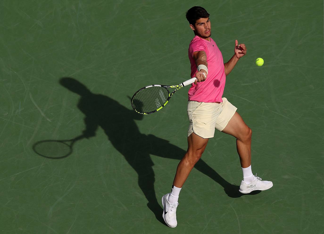 El partido de Carlos Alcaraz contra Jannik Sinner, en imágenes