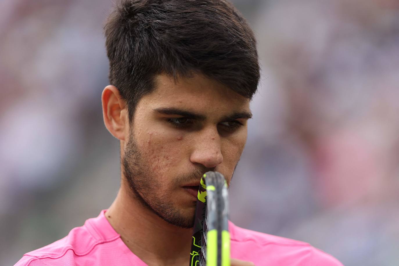 El partido de Carlos Alcaraz contra Jannik Sinner, en imágenes