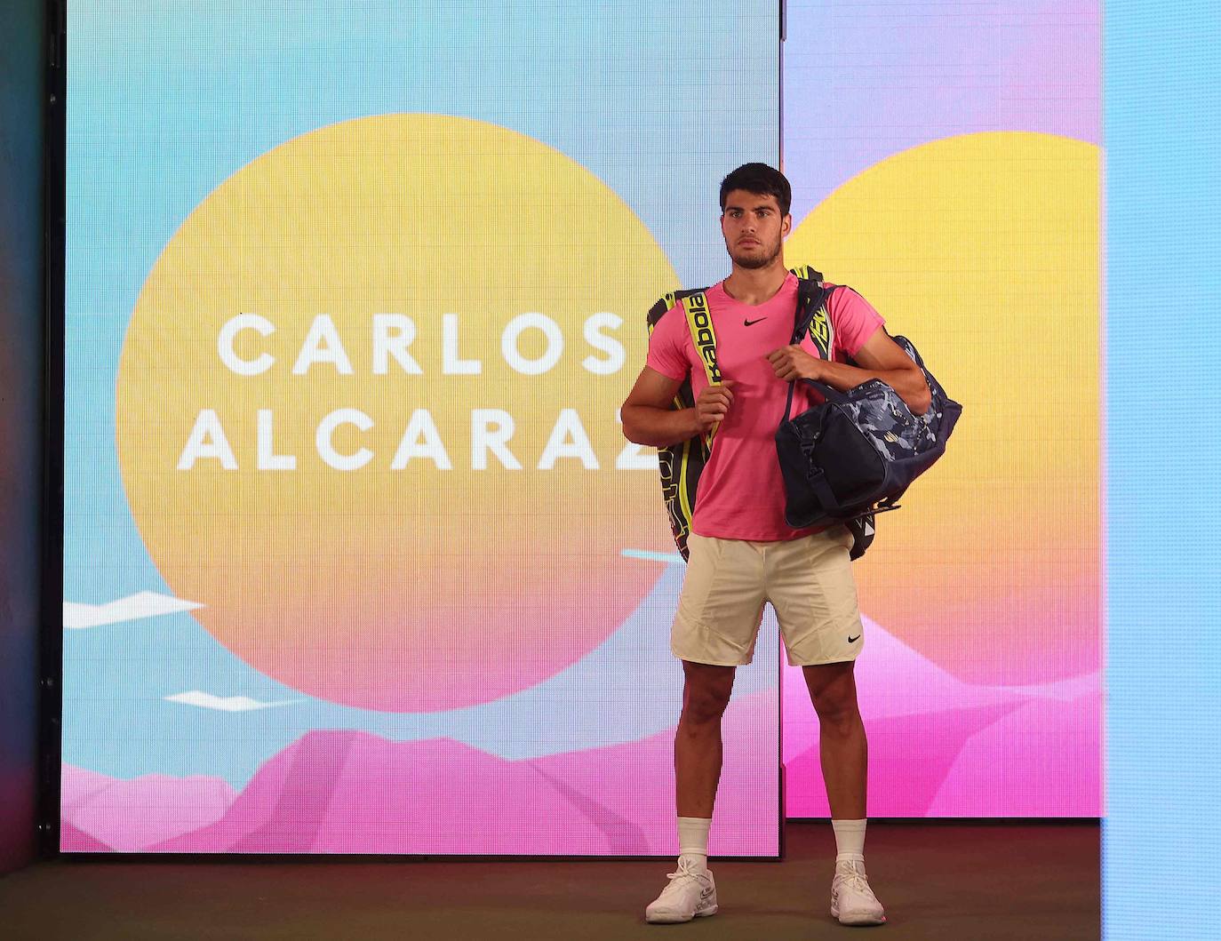 El partido de Carlos Alcaraz contra Jannik Sinner, en imágenes