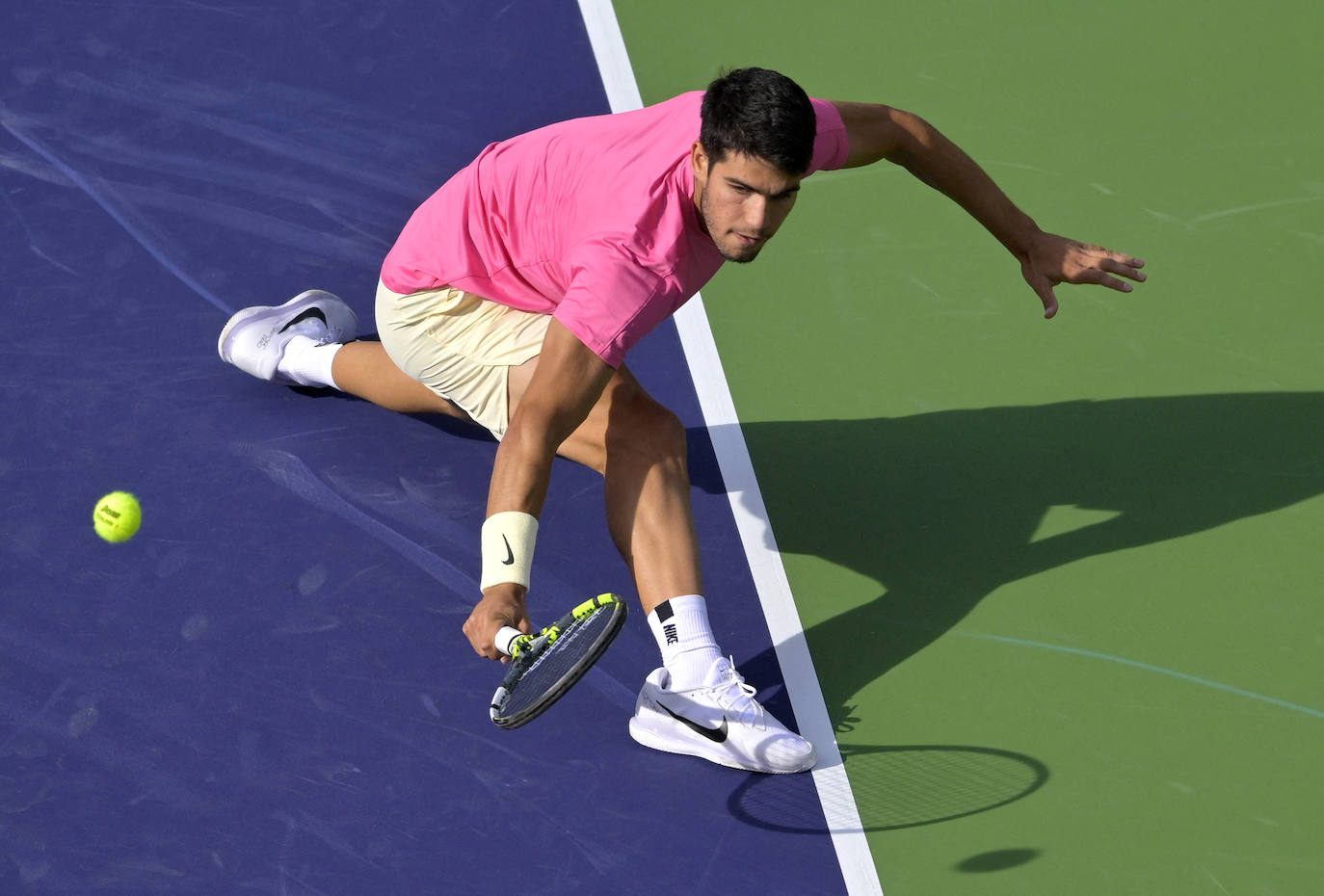 El partido de Carlos Alcaraz contra Jannik Sinner, en imágenes