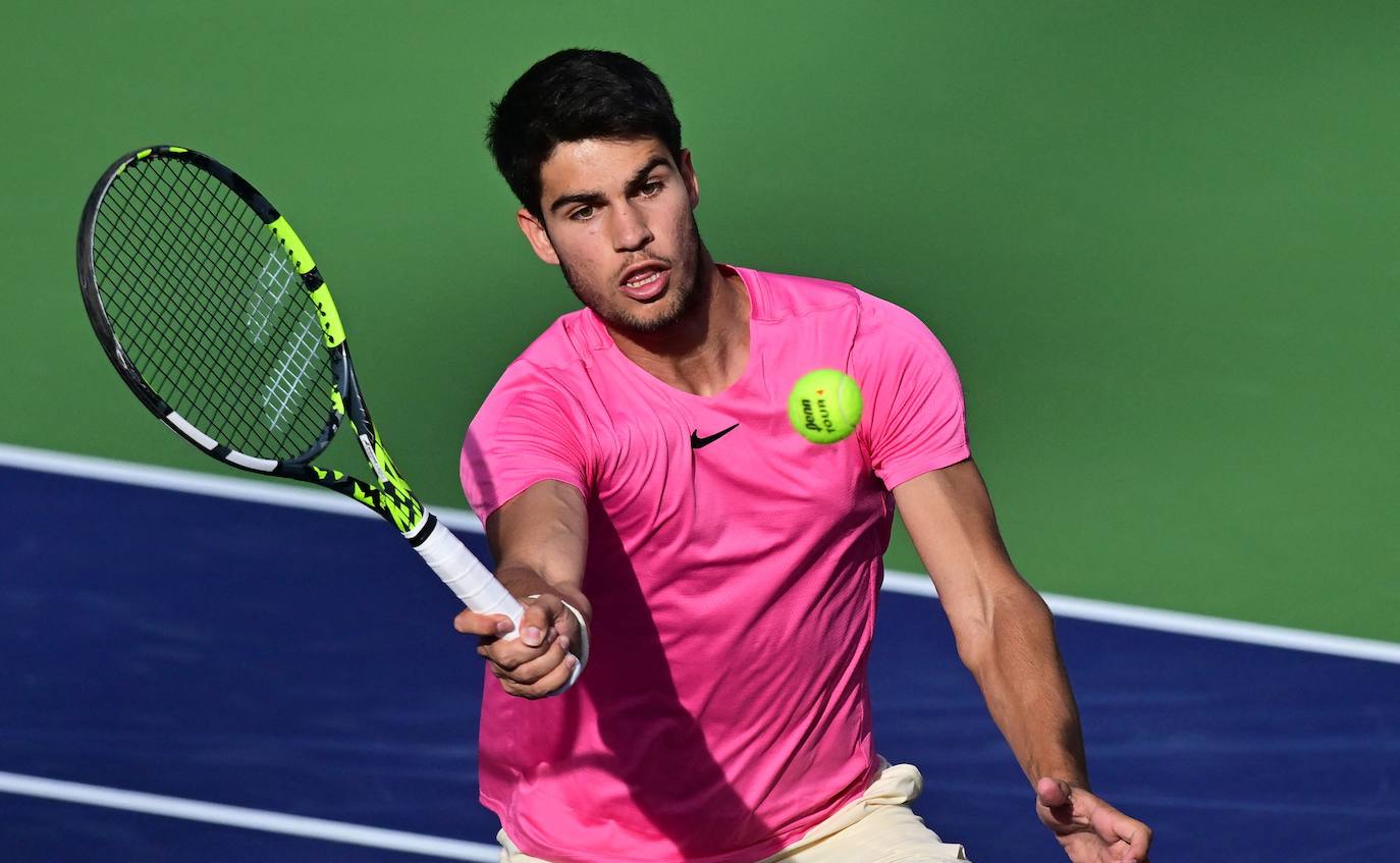 El partido de Carlos Alcaraz contra Jannik Sinner, en imágenes