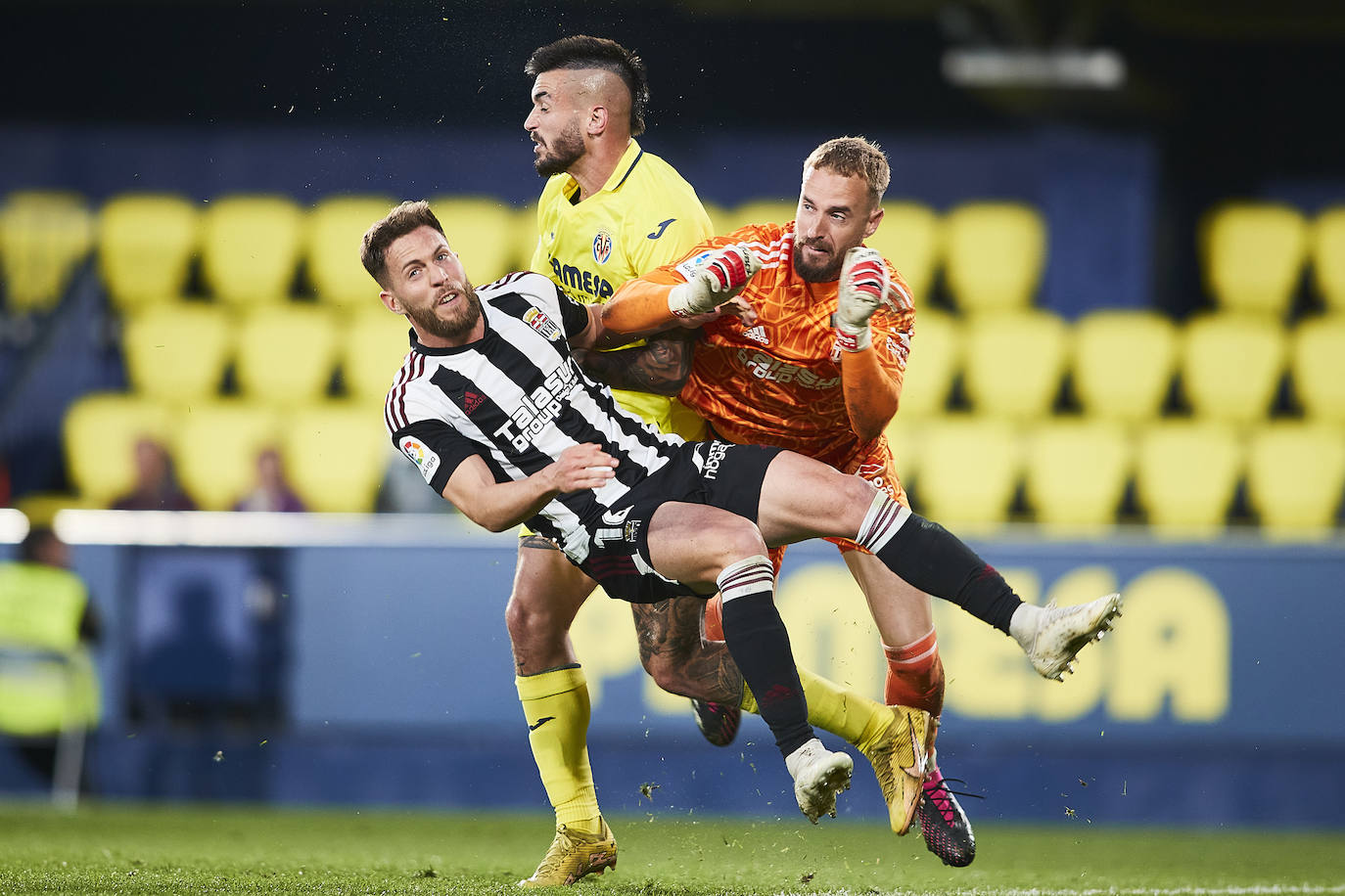 La derrota del Cartagena frente al Villarreal B, en imágenes