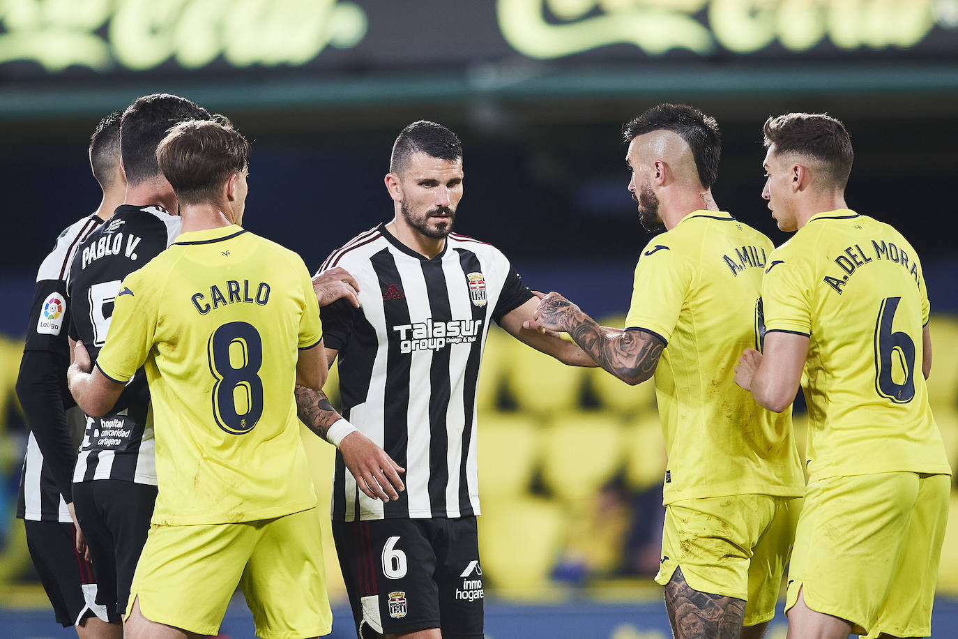 La derrota del Cartagena frente al Villarreal B, en imágenes