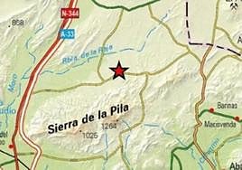 Epicentro del terremoto.