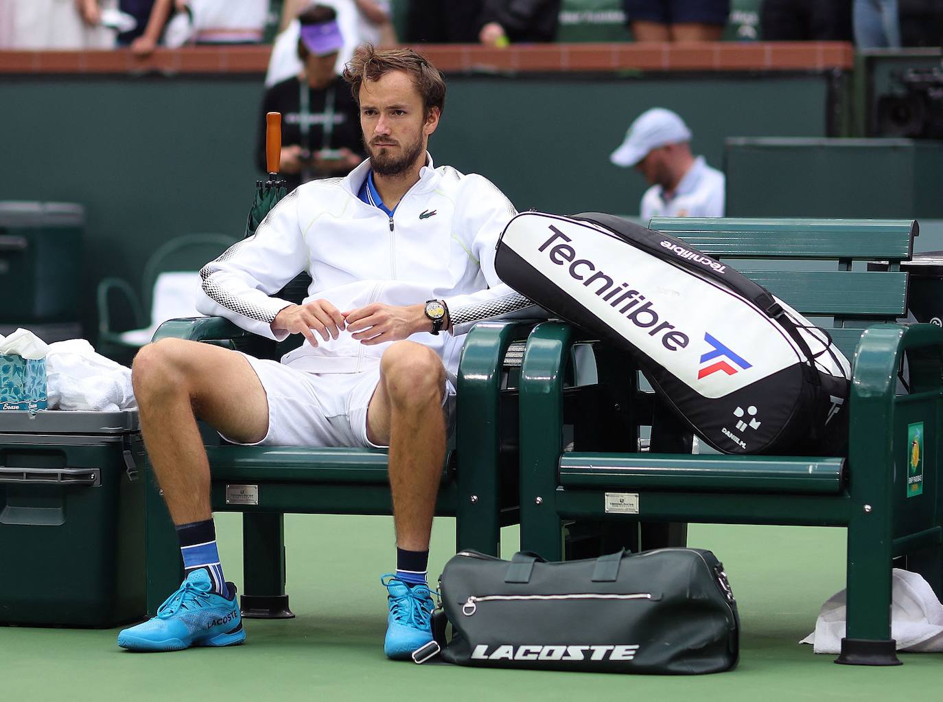 El triunfo de Carlos Alcaraz ante Medvedev en Indian Wells, en imágenes