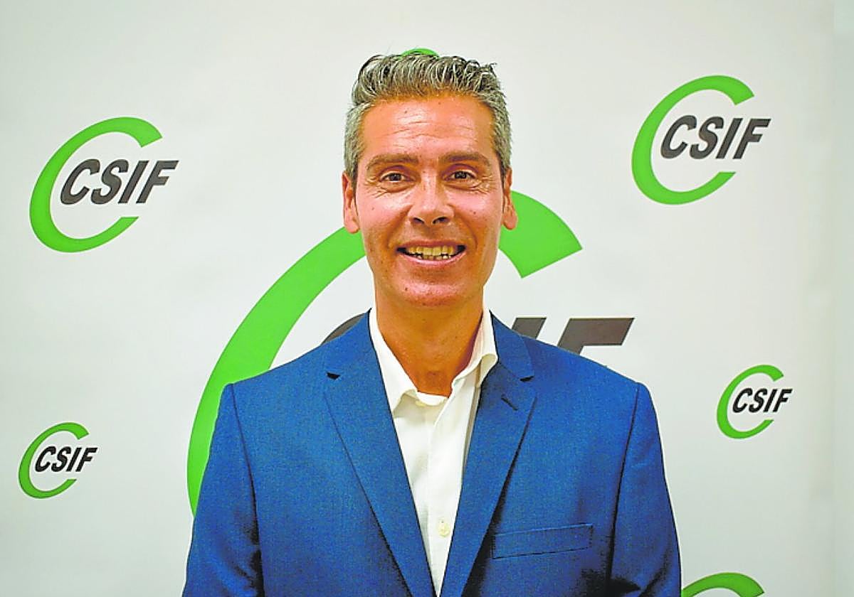 Juan José Sánchez, delegado de CSIF del Área de Religión en la Región de Murcia.