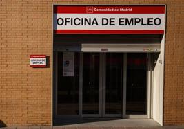 Una oficina de empleo en Madrid.