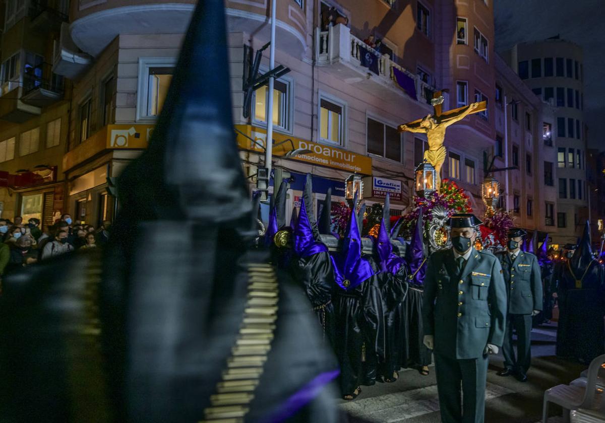 Procesión de Jueves Santo en Murcia, en 2022.