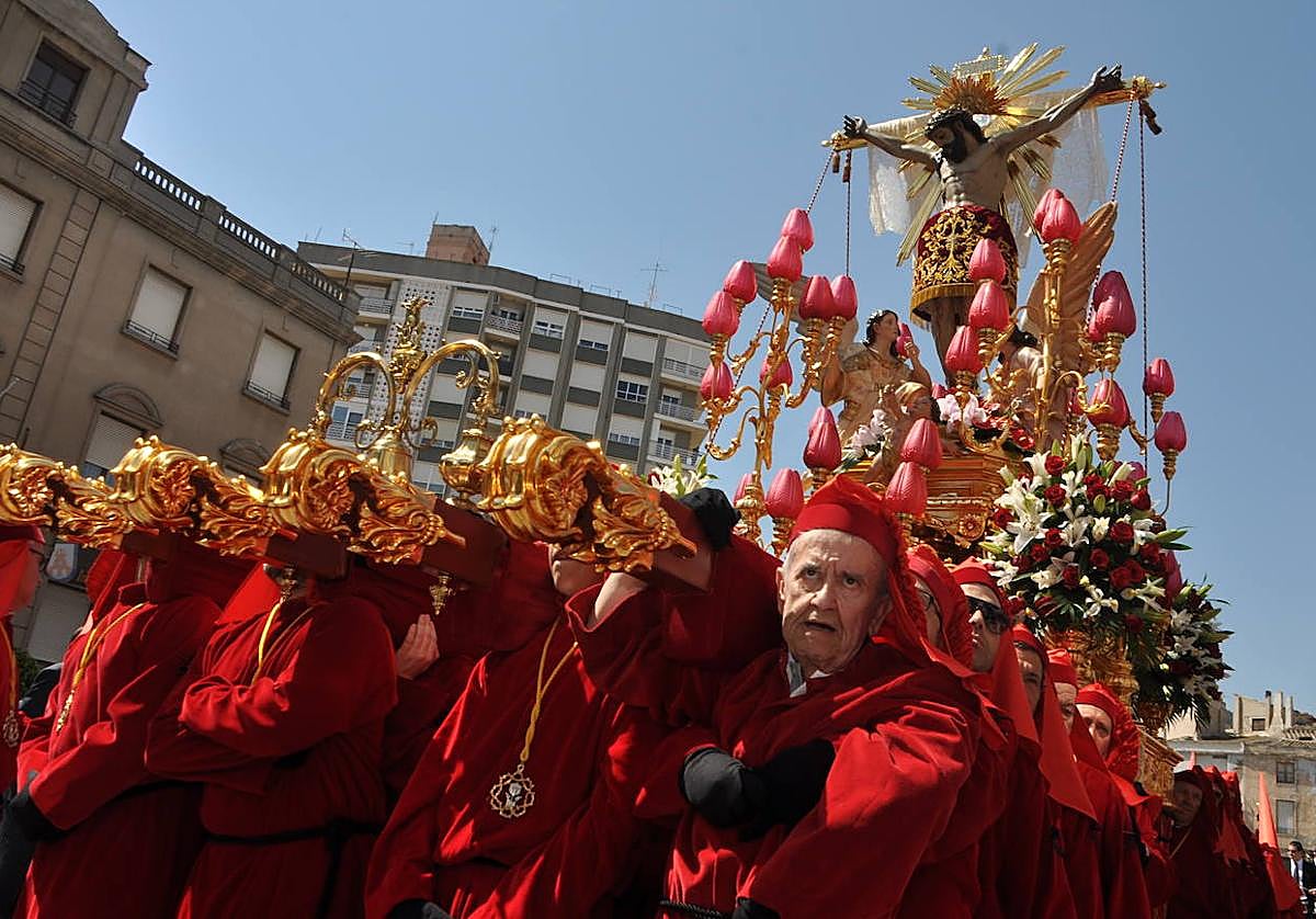 Una de las imágenes que protagonizan la Semana Santa de Cieza.
