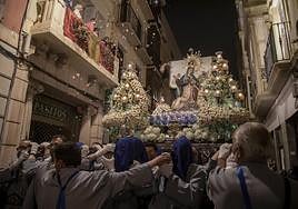 Procesión de Lunes Santo de Cartagena, en 2022.