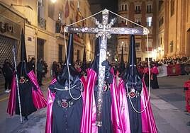 Procesión de Viernes de Dolores de la Cofradía California de Cartagena, en 2022.