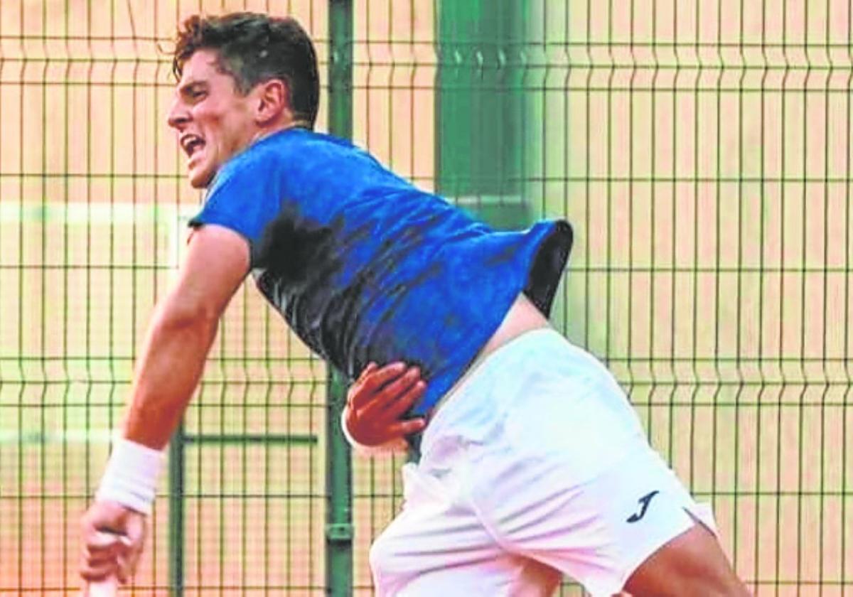 Jaime Caldés, durante el torneo disputado en Cartagena.