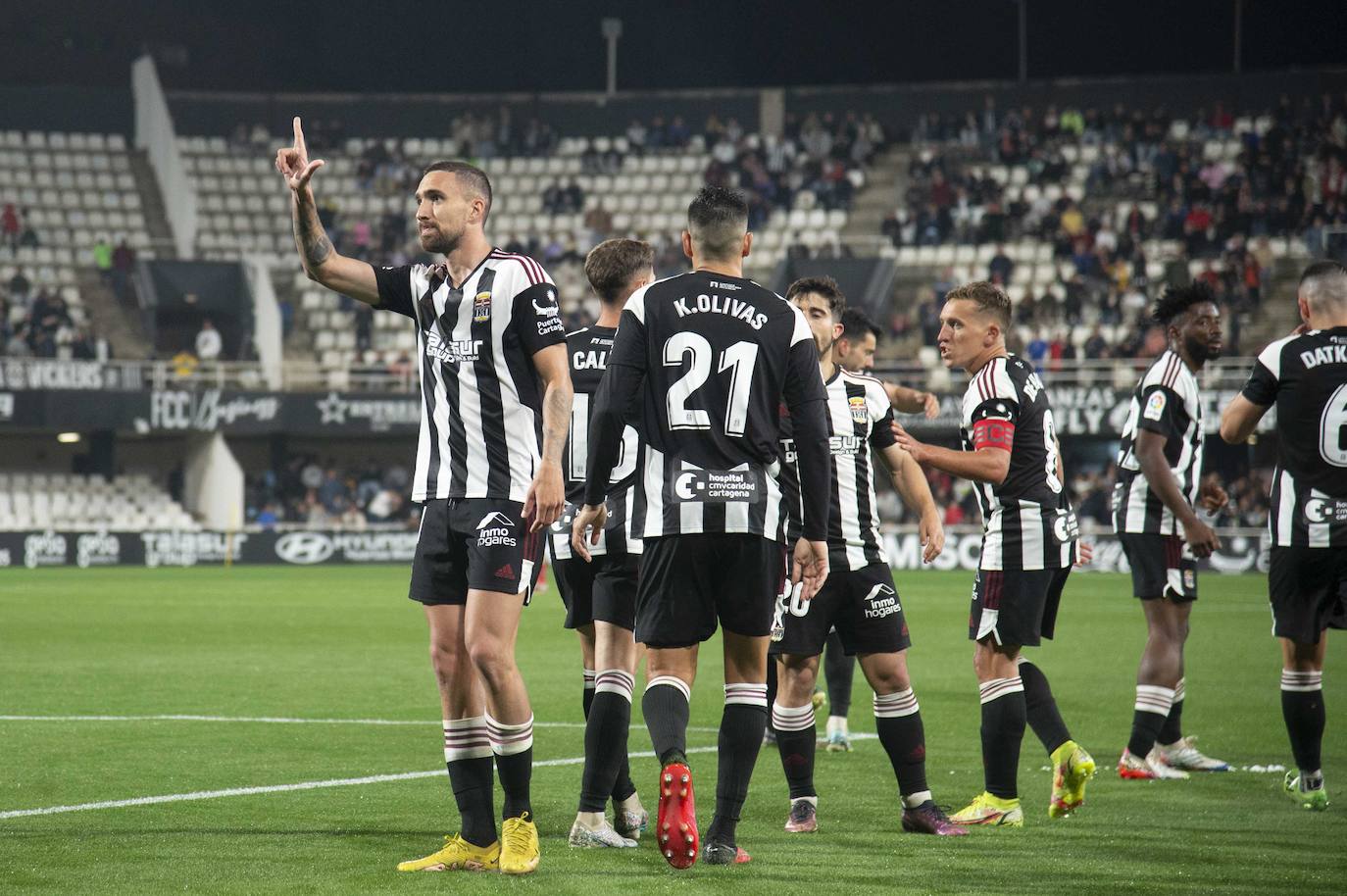 La victoria del Cartagena frente al CD Lugo, en imágenes