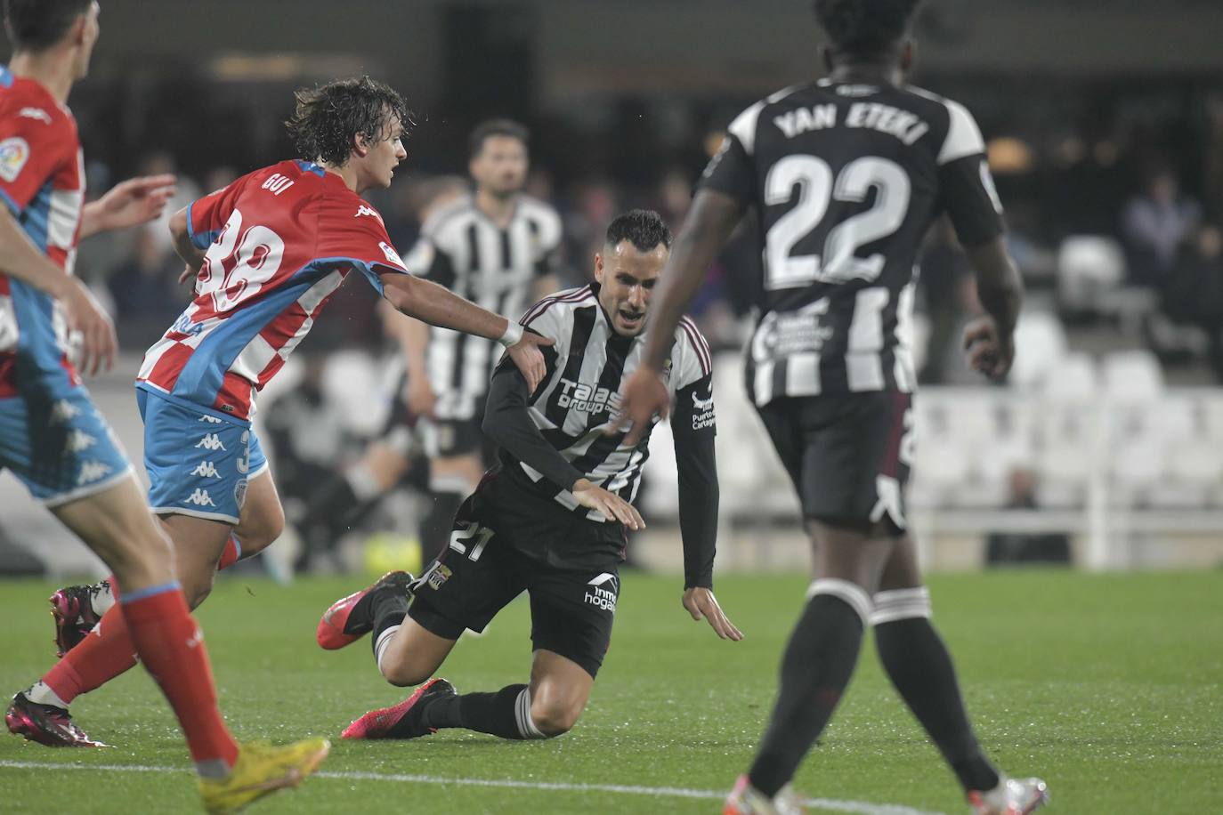 La victoria del Cartagena frente al CD Lugo, en imágenes