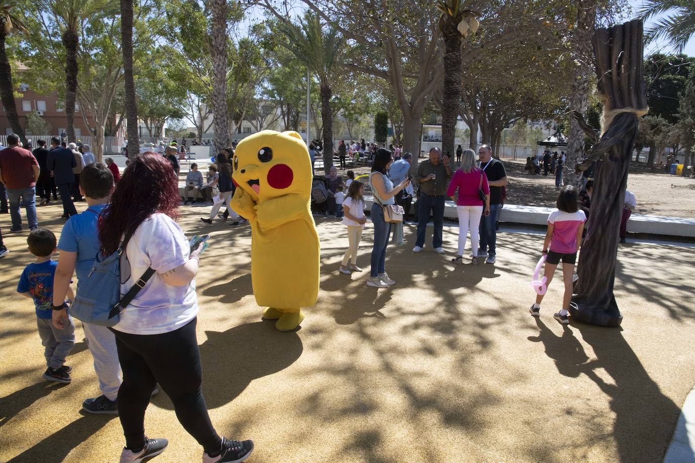 La inauguración del nuevo &#039;Parque Almansa&#039; en San Javier, en imágenes
