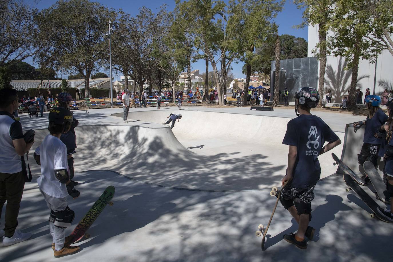 La inauguración del nuevo &#039;Parque Almansa&#039; en San Javier, en imágenes
