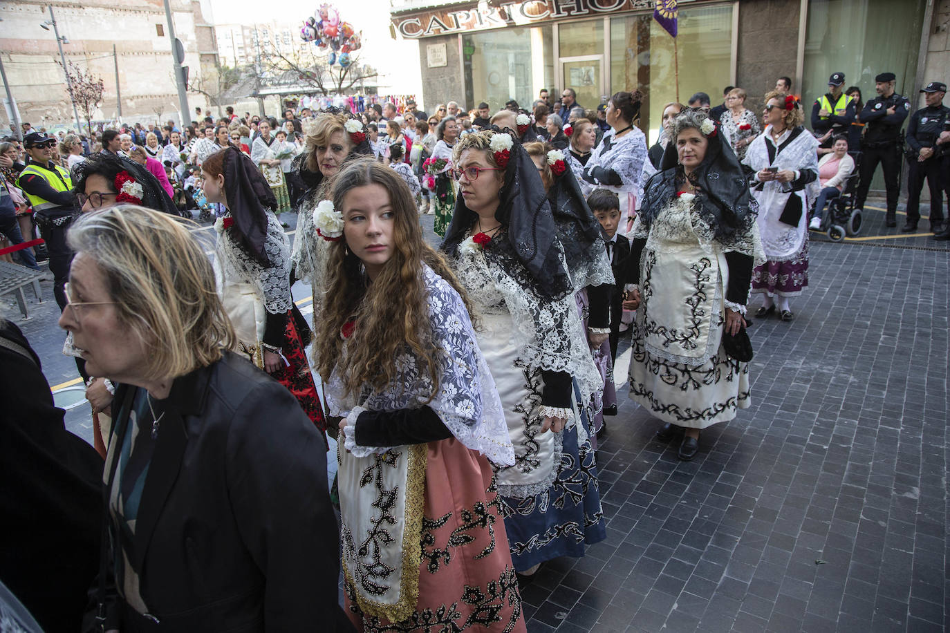 La ofrenda a la Virgen de la Caridad de Cartagena, en imágenes