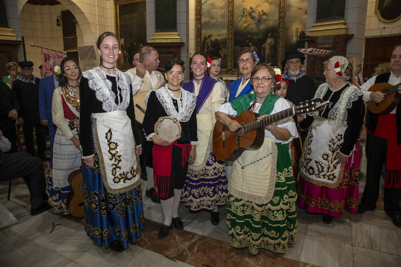 La ofrenda a la Virgen de la Caridad de Cartagena, en imágenes