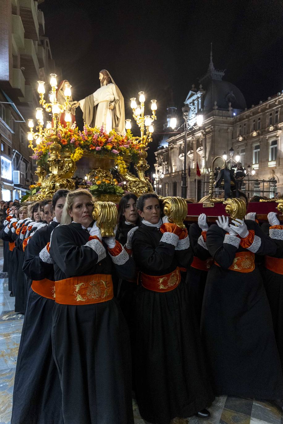 La procesión de los californios en Viernes Santo, en imágenes
