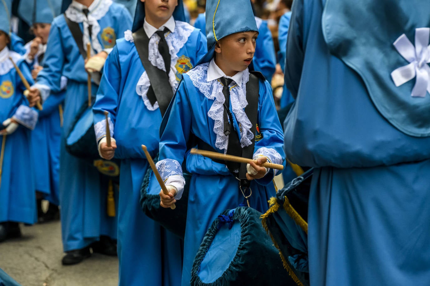 La procesión del Viernes de Dolores en Murcia, en imágenes