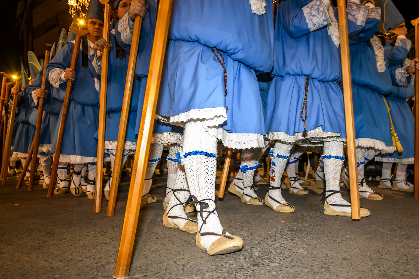 La procesión del Viernes de Dolores en Murcia, en imágenes