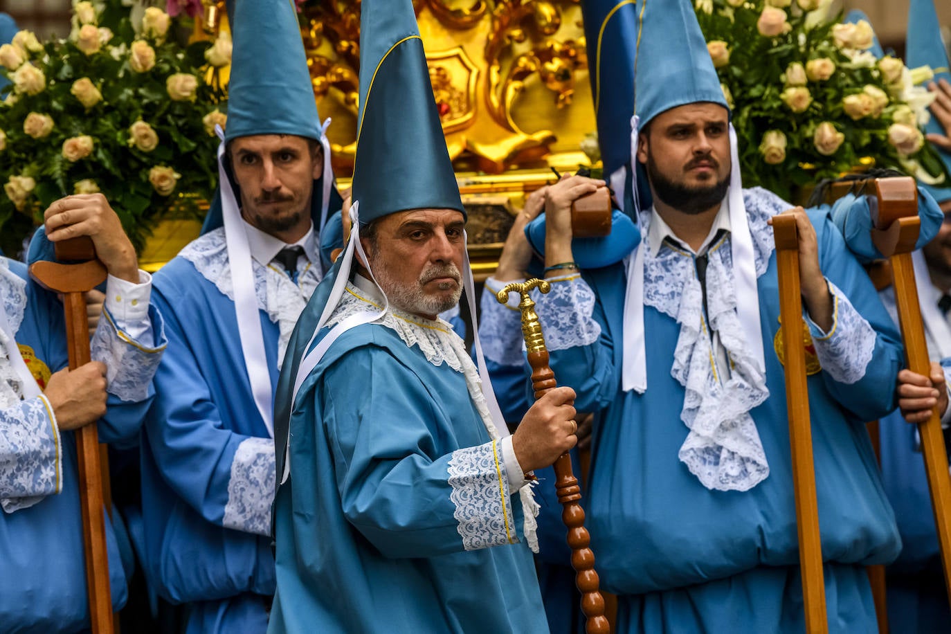 La procesión del Viernes de Dolores en Murcia, en imágenes