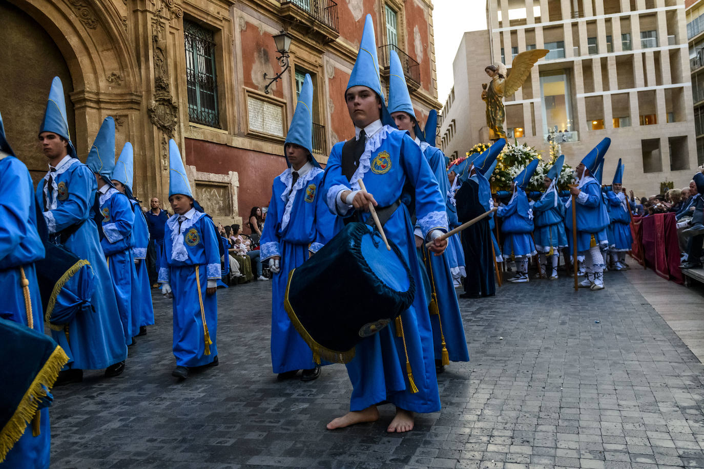 La procesión del Viernes de Dolores en Murcia, en imágenes