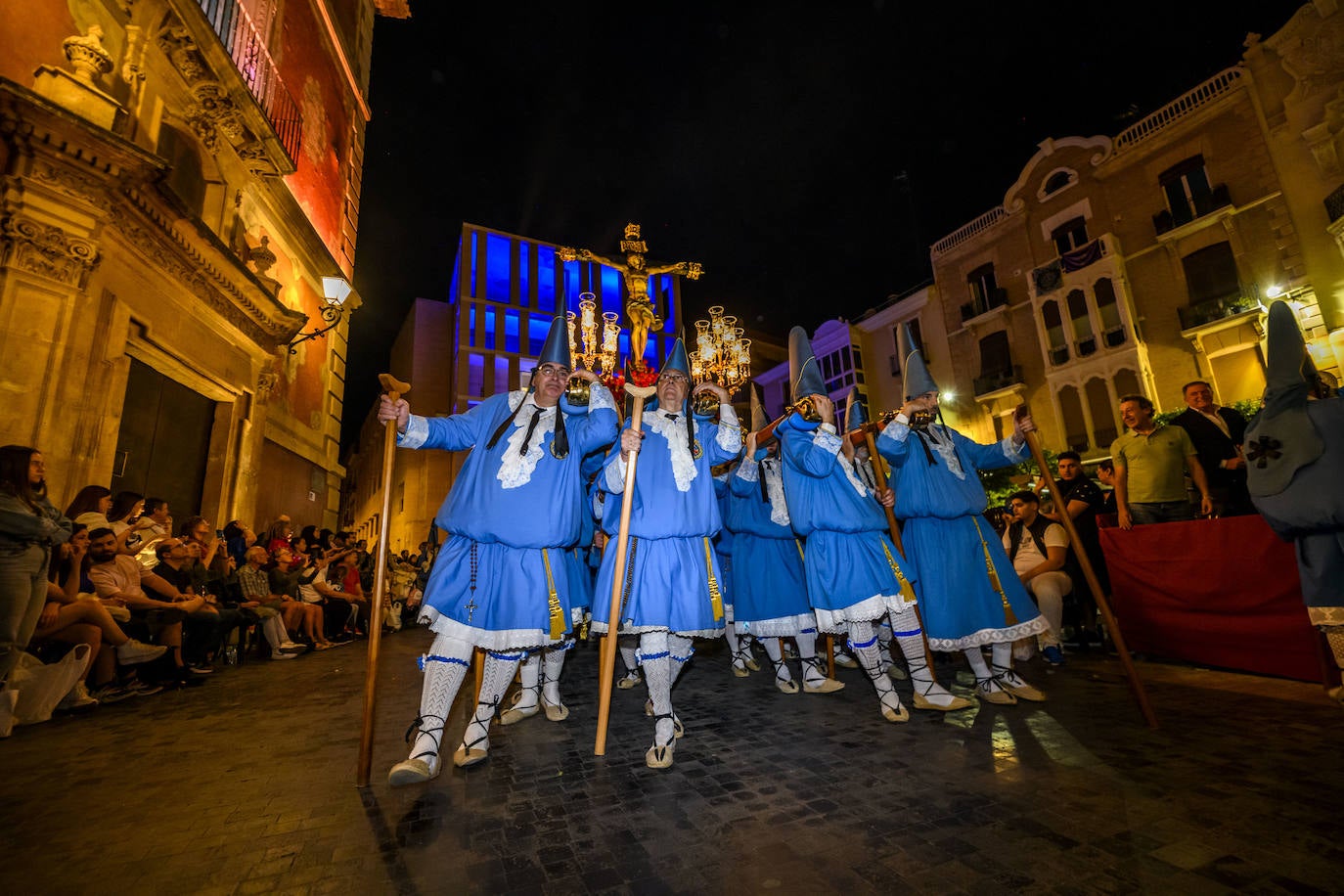 La procesión del Viernes de Dolores en Murcia, en imágenes