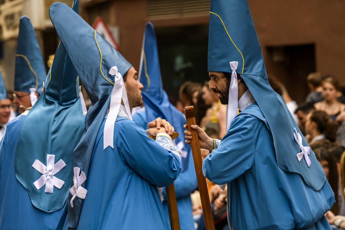 La procesión del Viernes de Dolores en Murcia, en imágenes