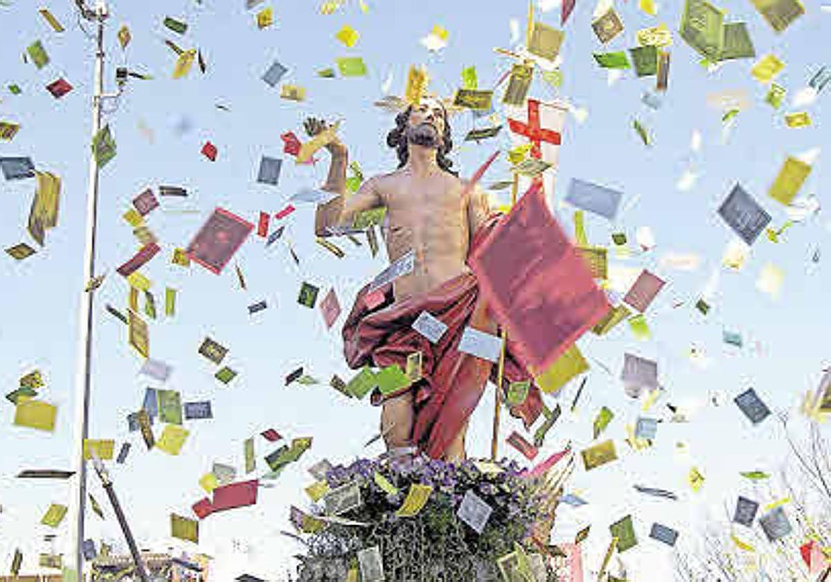 Procesión de Domingo de Resurrección en Orihuela, en una imagen de archivo.