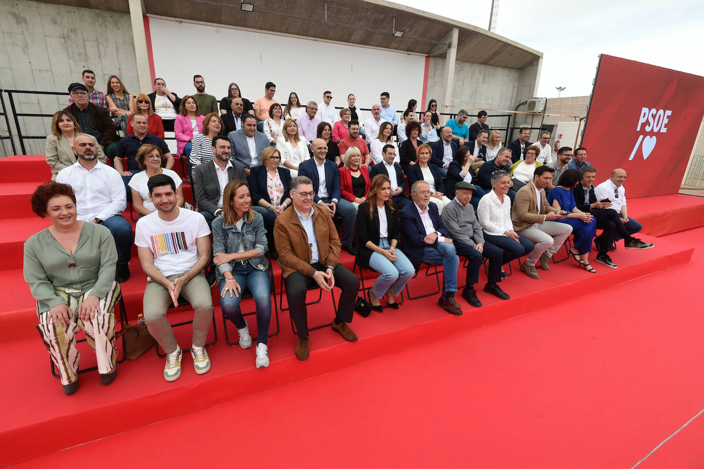 Acto de presentación de la candidatura de José Antonio Serrano a la alcaldía de Murcia, en imágenes