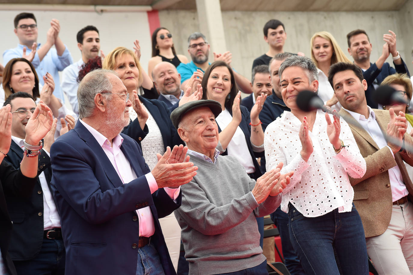 Acto de presentación de la candidatura de José Antonio Serrano a la alcaldía de Murcia, en imágenes