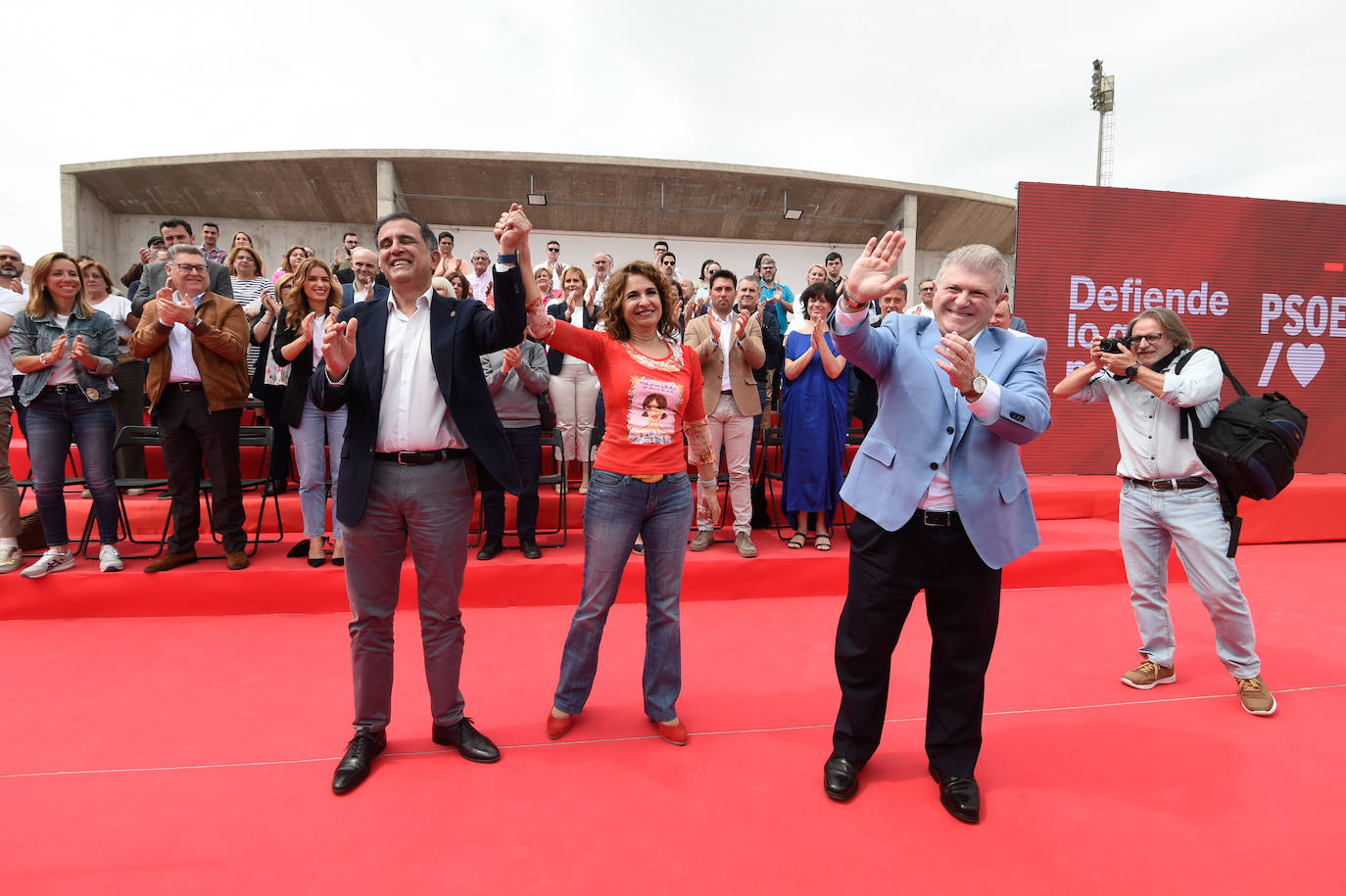Acto de presentación de la candidatura de José Antonio Serrano a la alcaldía de Murcia, en imágenes