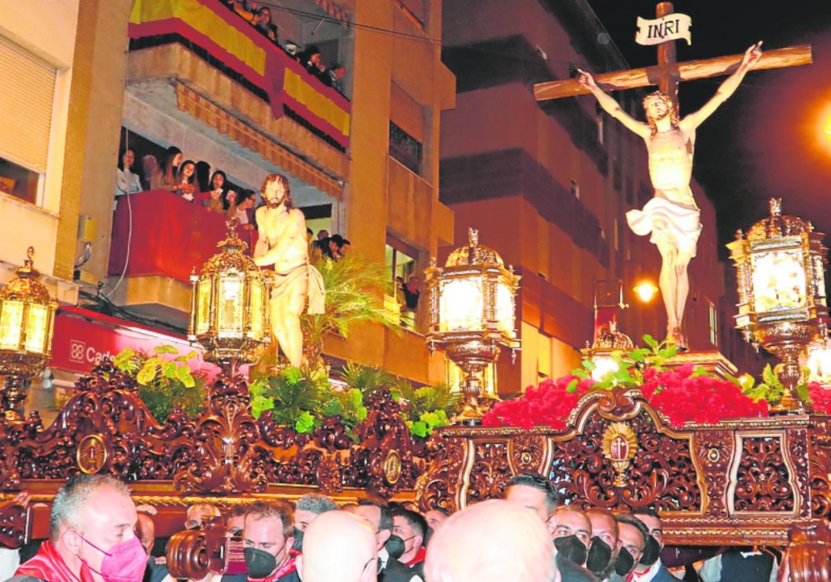Encuentro del Paso Encarnado del Martes Santo.