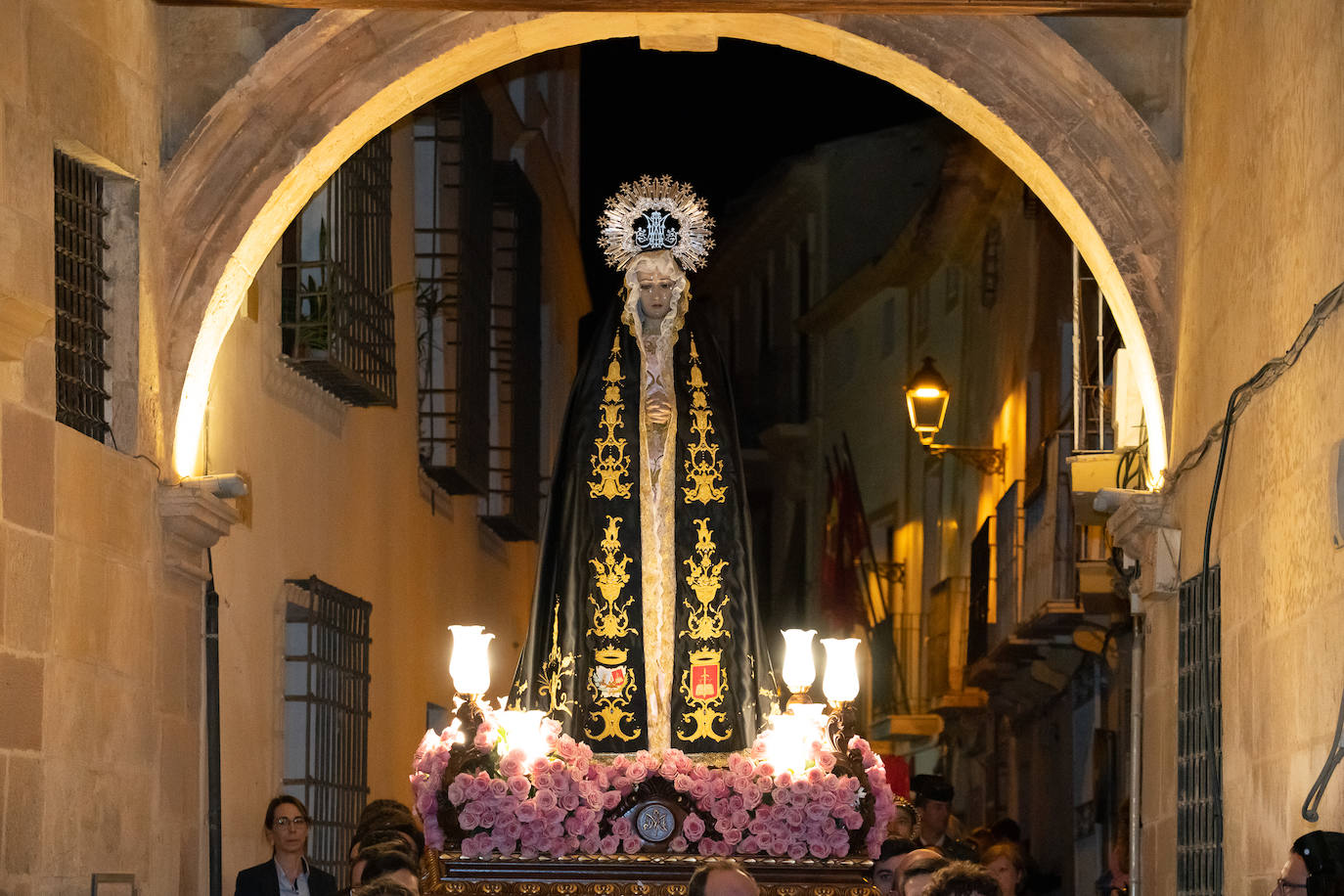 Procesión de la Santísima Virgen de la Soledad de Lorca, en imágenes