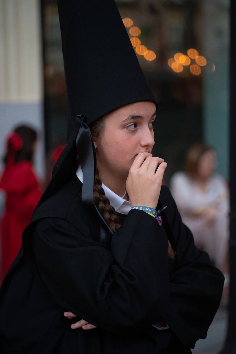 Procesión de la Cofradía del Santísimo Cristo de la Caridad en Murcia, en imágenes
