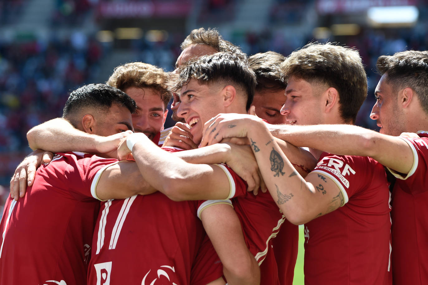 La victoria del Real Murcia frente al Cornellà, en imágenes