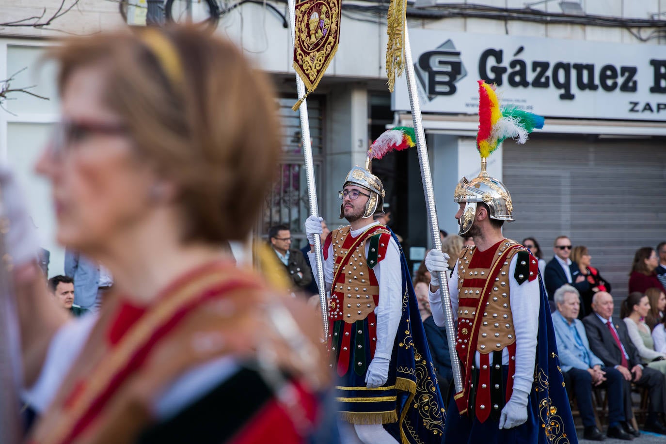 Al igual que La Convocatoria, la Centuria Romana, más conocidos como 'Los Armaos' es otro de los imprescindibles de la Semana Santa oriolana.