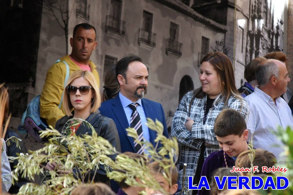La procesión del Domingo de Ramos recorre la calle Mayor y La Corredera de Caravaca