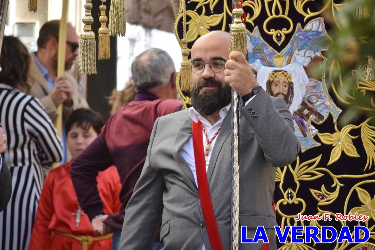 La procesión del Domingo de Ramos recorre la calle Mayor y La Corredera de Caravaca