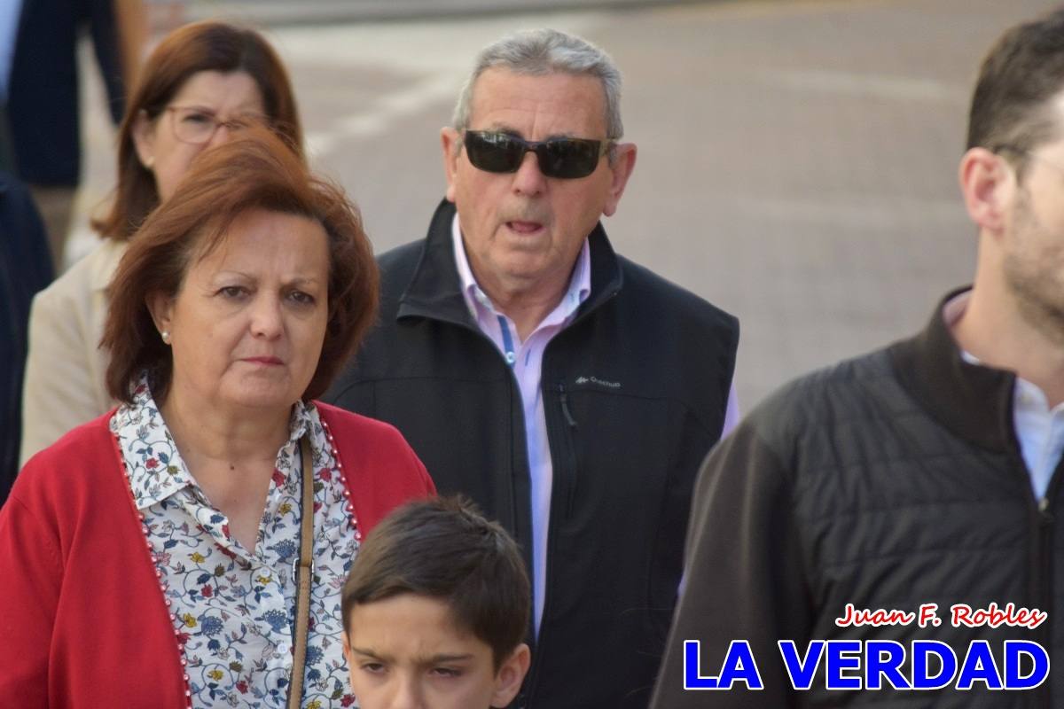 La procesión del Domingo de Ramos recorre la calle Mayor y La Corredera de Caravaca