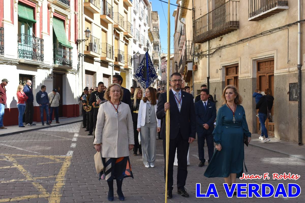 La procesión del Domingo de Ramos recorre la calle Mayor y La Corredera de Caravaca