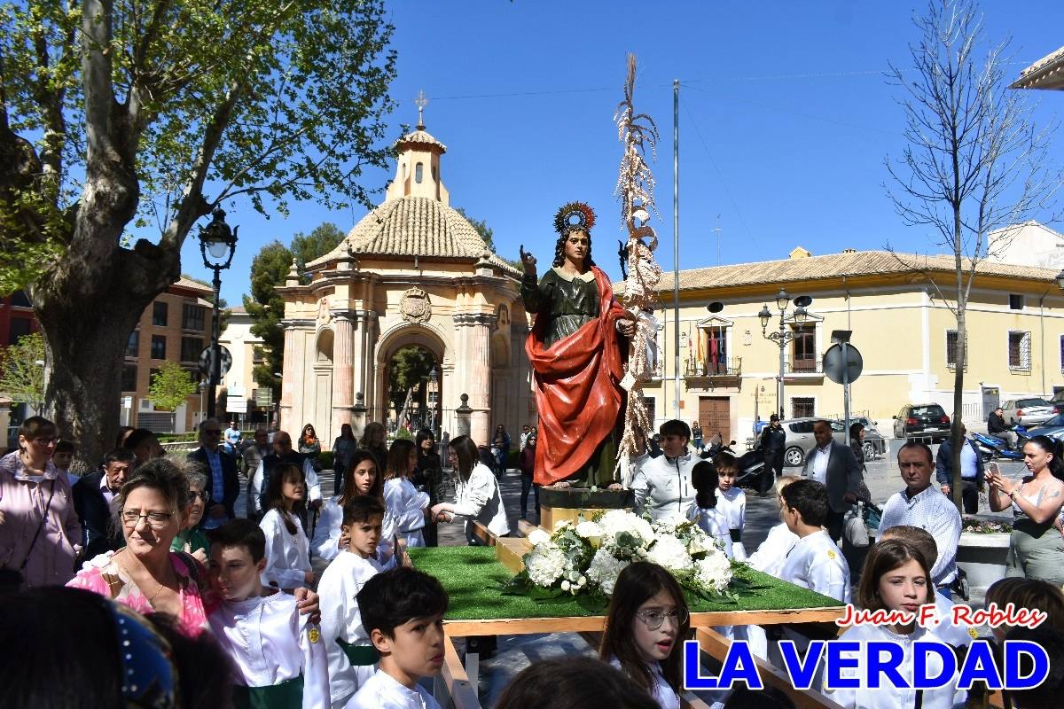 La procesión del Domingo de Ramos recorre la calle Mayor y La Corredera de Caravaca
