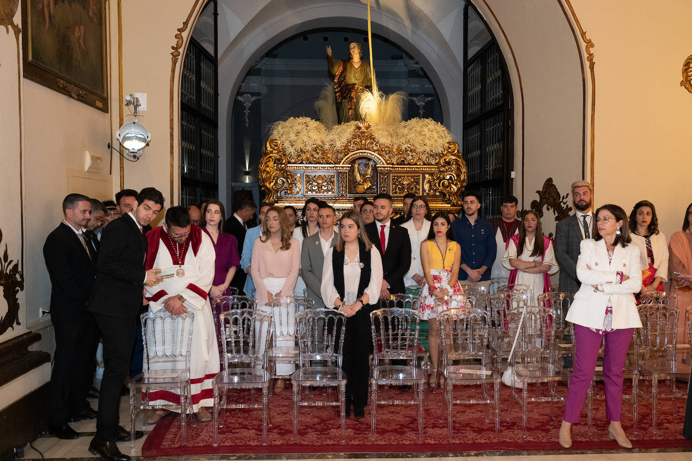 Bendición de las palmas en el Paso Blanco de Lorca, en imágenes